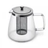 Oldenhof Charme Theepot Met Zeef 1,1 Liter Glas Rvs -Keukenbenodigdheden Winkel 007 167 004 tc glaskanne charme leer1
