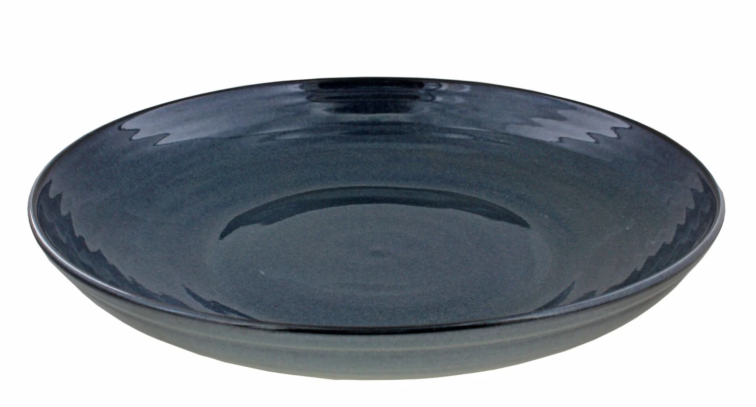 Oldenhof 1821 Serveerbord ø 45 Cm Aardewerk Indigo Blauw 3 Oldenhof 1821 Serveerbord ø 45 Cm Aardewerk Indigo Blauw