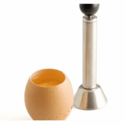 100% Chef Ei-onttopper Voor Kwartelei 10,5 Cm Rvs Glans -Keukenbenodigdheden Winkel 100 chef ei onttopper 11 cm rvs glans 2 1