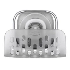 OXO Good Grips Sponshouder Met Zuignap 11 Cm Kunststof Rvs Grijs