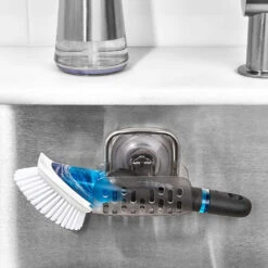 OXO Good Grips Sponshouder Met Zuignap 11 Cm Kunststof Rvs Grijs 13 OXO Good Grips Sponshouder Met Zuignap 11 Cm Kunststof Rvs Grijs -Keukenbenodigdheden Winkel 13273500 sponshouderzuignap9 12