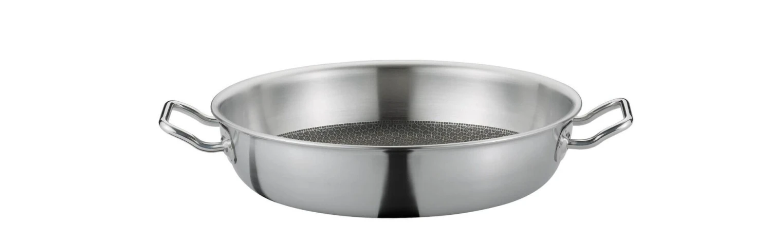 Spring Vulcano Cut Resist Koekenpan Met Grepen ø 24 Cm 3 Spring Vulcano Cut Resist Koekenpan Met Grepen ø 24 Cm