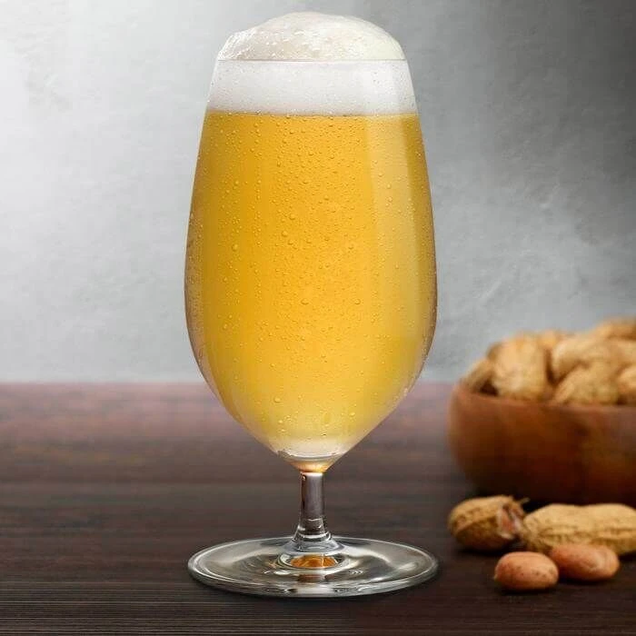 Nude Vintage Bierglas 410 Ml Kristalglas 2 Stuks 5 Nude Vintage Bierglas 410 Ml Kristalglas 2 Stuks - Afbeelding 3