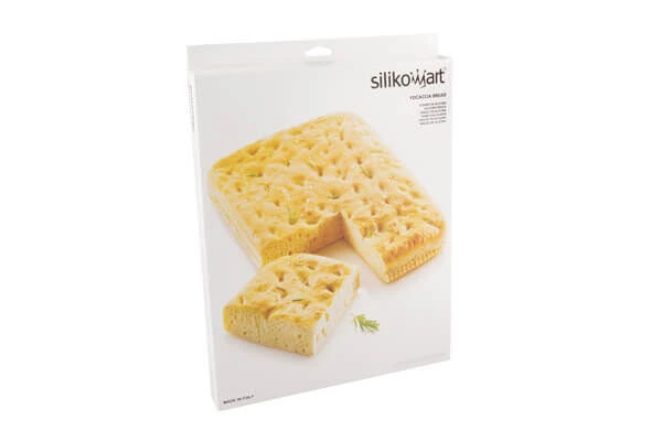 Silikomart Focaccia Broodbakvorm 34,5 X 26,5 Cm Silicone Grijs 4 Silikomart Focaccia Broodbakvorm 34,5 X 26,5 Cm Silicone Grijs - Afbeelding 2
