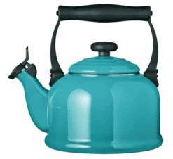 Le Creuset Tradition Fluitketel 2,1 Liter Staal Caribbean Blue