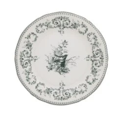 Gien Oiseau Dessertbord ø 22 Cm Keramiek Crème