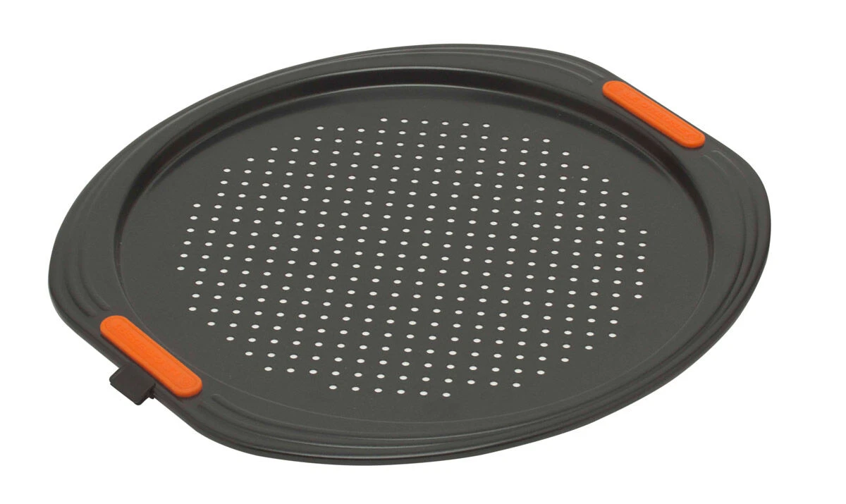 Le Creuset Pâtiliss Pizzaplaat ø 33 Staal Zwart 3 Le Creuset Pâtiliss Pizzaplaat ø 33 Staal Zwart