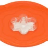 Silikomart Vapo Twist S Deksel Met Toevoergat ø 22 Cm Silicone Oranje