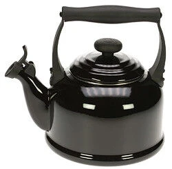 Le Creuset Tradition Fluitketel 2,1 Liter Staal Zwart