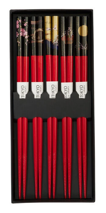 Oldenhof Eetstokjes 22,5 Cm Hout Red 5 Stuks 3 Oldenhof Eetstokjes 22,5 Cm Hout Red 5 Stuks