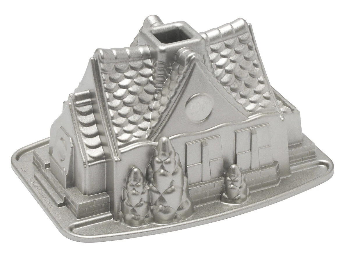 Nordic Ware Bakvorm Gingerbreadhuis 2,1 Liter Aluminium Glans 3 Nordic Ware Bakvorm Gingerbreadhuis 2,1 Liter Aluminium Glans