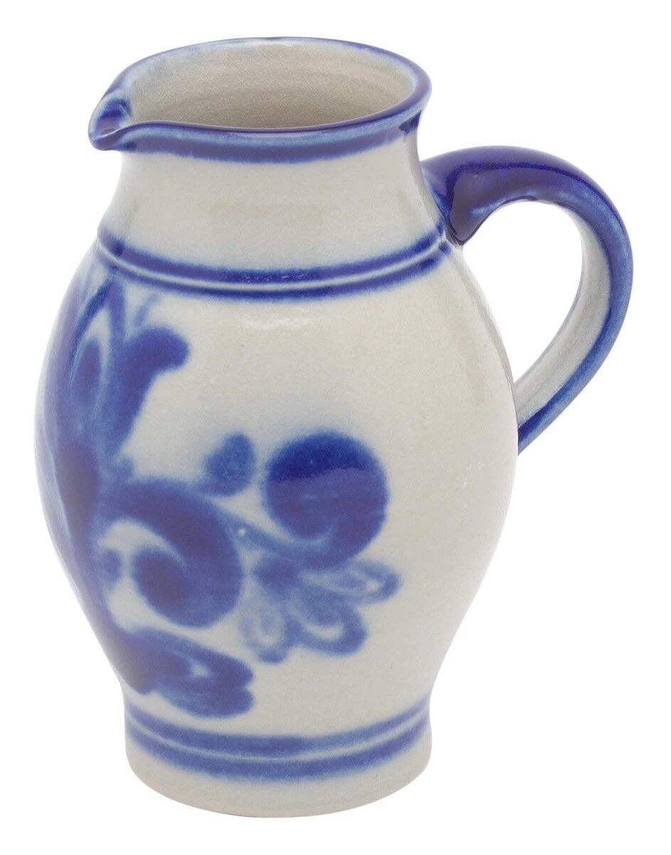 Oldenhof Karaf Met Schenktuit 500 Ml Keramiek Blauw 3 Oldenhof Karaf Met Schenktuit 500 Ml Keramiek Blauw