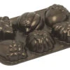 Nordic Ware Autumn Treats Herfstfiguren Bakvorm 6 Stuks 9 X 6 Cm Aluminium Bronskleurig
