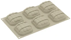 Silikomart 3Design Mini Eleganza Bakvorm 7 X 7 Cm Silicone Grijs