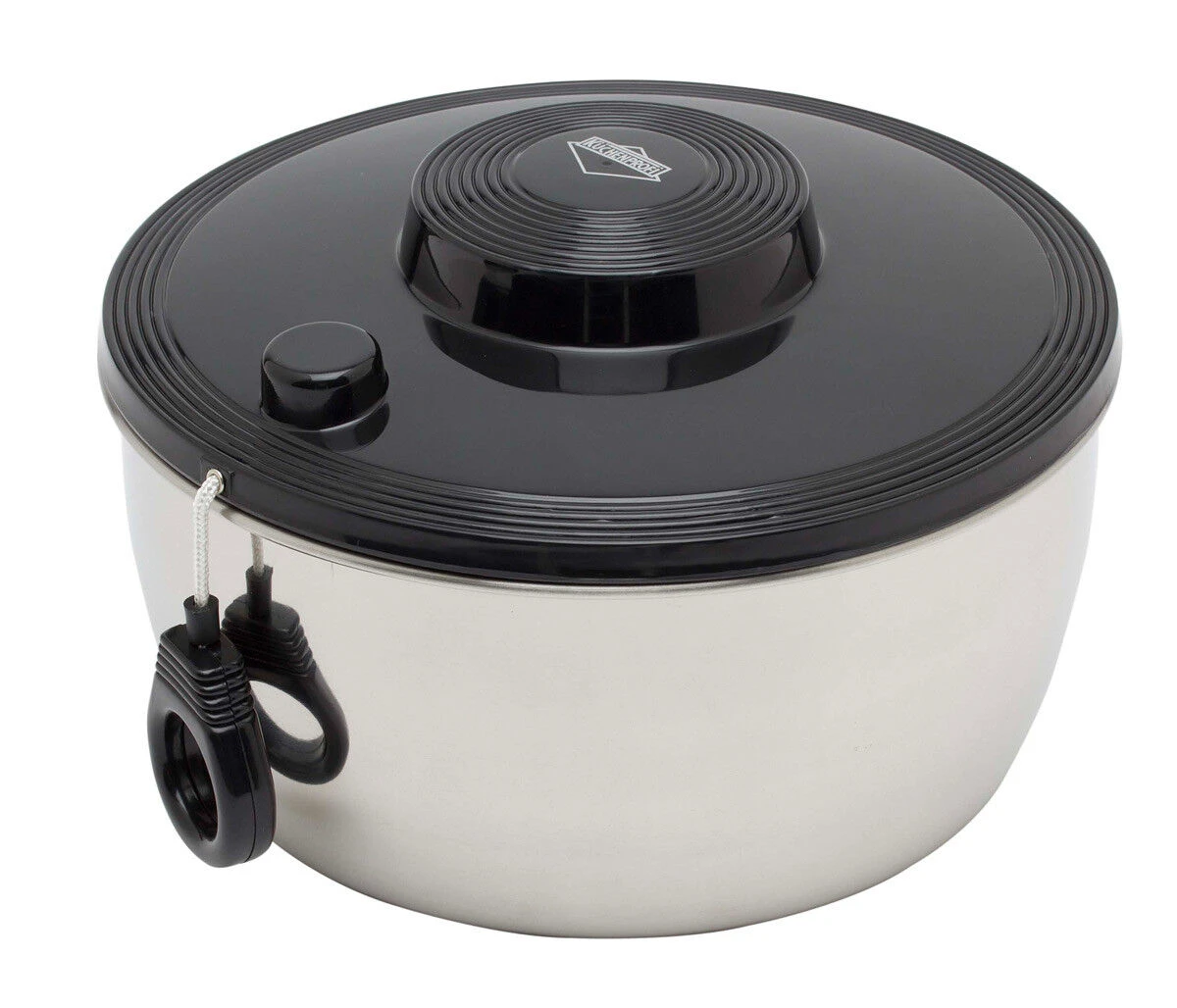 Küchenprofi Slacentrifuge 3,25 Liter Rvs Zwart 3 Küchenprofi Slacentrifuge 3,25 Liter Rvs Zwart