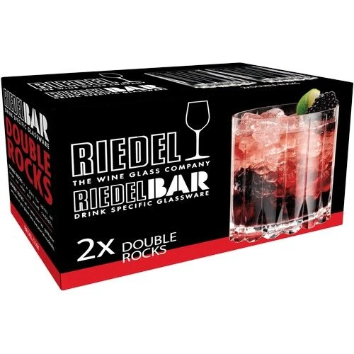 Riedel Drink Specific Glassware Double Rocks Whiskyglas 370 Ml Kristalglas 2 Stuks 4 Riedel Drink Specific Glassware Double Rocks Whiskyglas 370 Ml Kristalglas 2 Stuks - Afbeelding 2