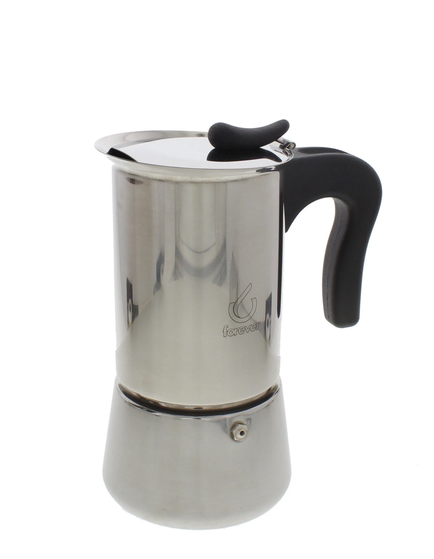 Forever Miss Splendy Inductie Mokapot 10-kops Rvs Glans 3 Forever Miss Splendy Inductie Mokapot 10-kops Rvs Glans