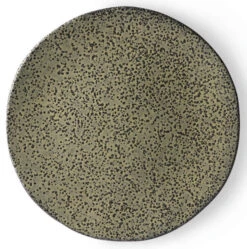 HK Living ACE6894 Gradient Dinerbord ø 29 Cm Aardewerk Groen 2 Stuks