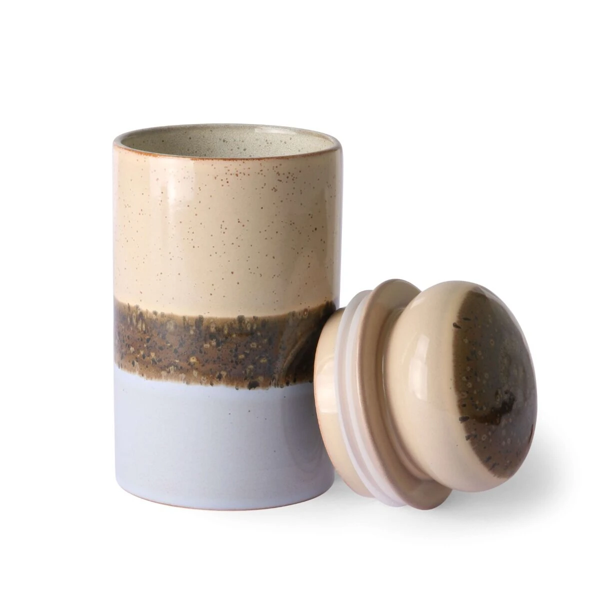 HK Living 70's ACE6964 Lake Voorraadpot ø 11 X 22,5 Cm Aardewerk 4 HK Living 70's ACE6964 Lake Voorraadpot ø 11 X 22,5 Cm Aardewerk - Afbeelding 2