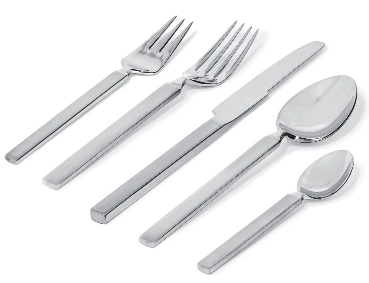 Alessi Dry Bestekcassette 6-persoons Rvs Glans 30-delig 3 Alessi Dry Bestekcassette 6-persoons Rvs Glans 30-delig