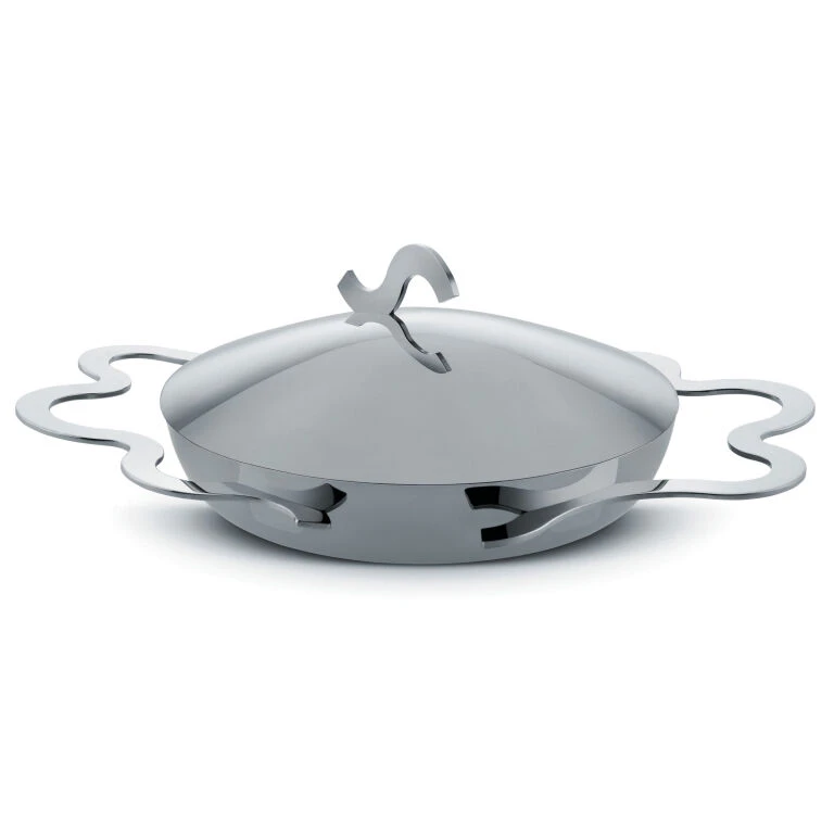 Alessi Tegamino Pan Met Twee Handgrepen 23,5 Cm X 17,4 Cm 3 Alessi Tegamino Pan Met Twee Handgrepen 23,5 Cm X 17,4 Cm