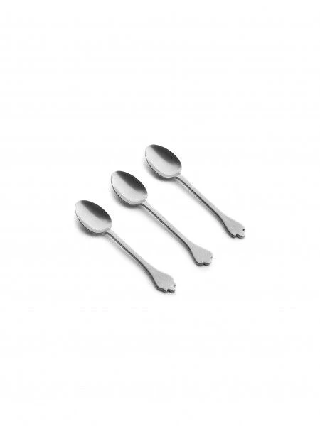 Serax Merci Mix 1-2-3 Espressolepel Mirror Stone Wash 3 Stuks 3 Serax Merci Mix 1-2-3 Espressolepel Mirror Stone Wash 3 Stuks