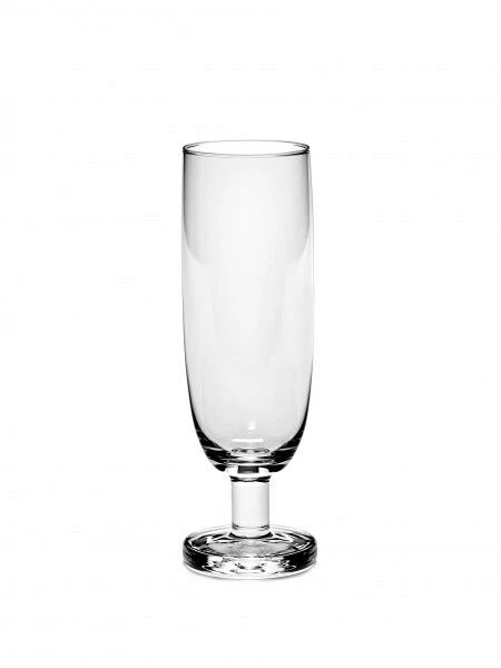 Serax Passe-Partout Flûte Op Lage Dikke Voet 200 Ml ø 5,8 Cm H 17 Cm Glas 3 Serax Passe-Partout Flûte Op Lage Dikke Voet 200 Ml ø 5,8 Cm H 17 Cm Glas