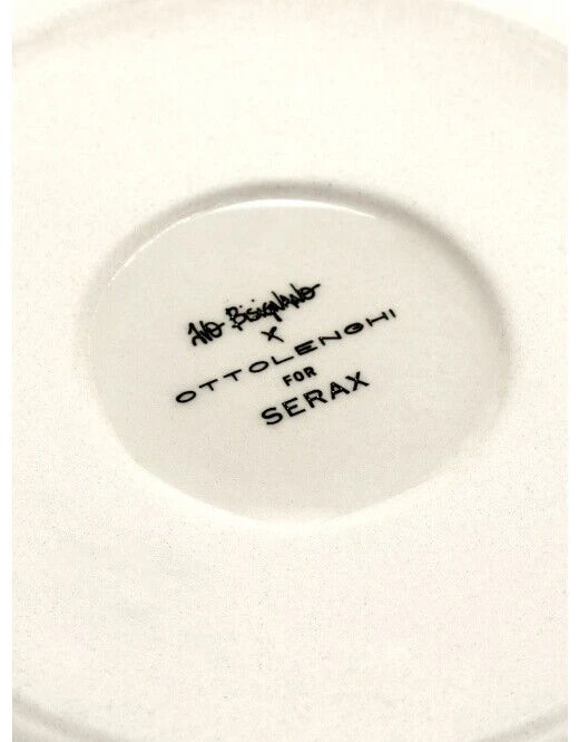 Serax Feast By Ottolenghi Bord L ø 26 Cm H 2 Cm Aardewerk White + Swirl-Stripes Blue 5 Serax Feast By Ottolenghi Bord L ø 26 Cm H 2 Cm Aardewerk White + Swirl-Stripes Blue - Afbeelding 3