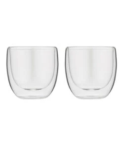 Forever Dubbelwandige Espressoglazen 80 Ml Glas 2 Stuks