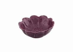 Bordallo Flora Schaal 495 Ml Aardewerk Paars