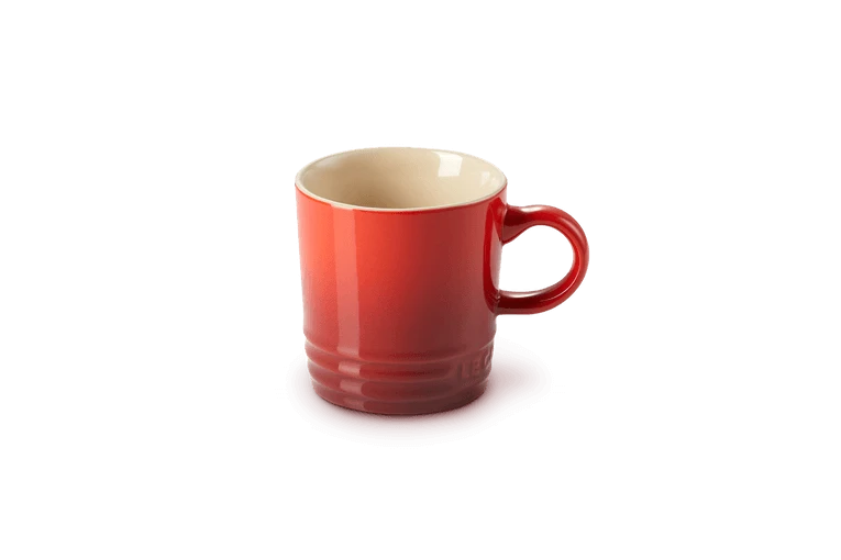 Le Creuset Espressomok 100 Ml Aardewerk Kersrood 6 Le Creuset Espressomok 100 Ml Aardewerk Kersrood - Afbeelding 4