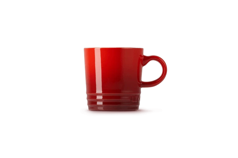 Le Creuset Espressomok 100 Ml Aardewerk Kersrood 3 Le Creuset Espressomok 100 Ml Aardewerk Kersrood