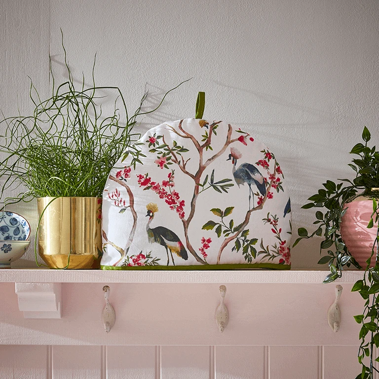 Ulster Weavers Oriental Birds Theemuts Katoen Crème 4 Ulster Weavers Oriental Birds Theemuts Katoen Crème - Afbeelding 2