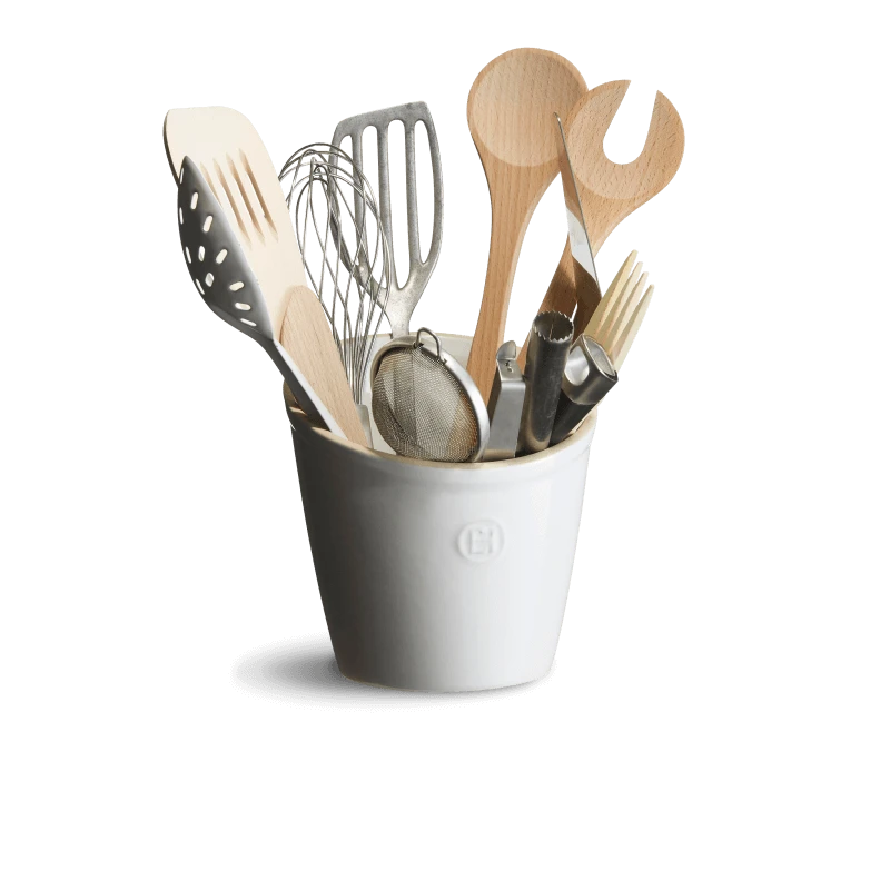 Emile Henry Pollepelpot 1 Liter Keramiek Farine 4 Emile Henry Pollepelpot 1 Liter Keramiek Farine - Afbeelding 2