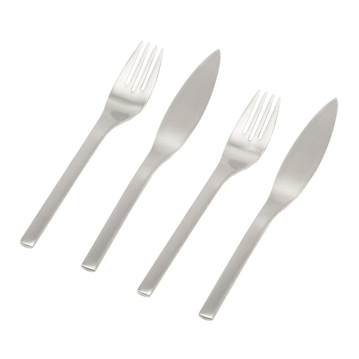 Puresigns One Visbestek 18,5 Cm Rvs Mat 4-delig 3 Puresigns One Visbestek 18,5 Cm Rvs Mat 4-delig