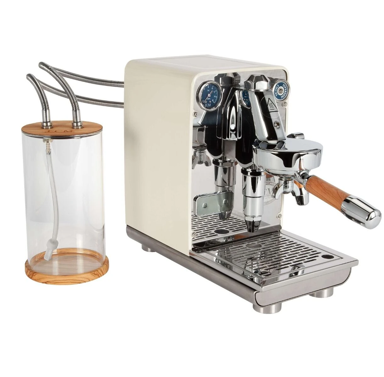ECM Puristika Espressomachine Rvs / Crème 4 ECM Puristika Espressomachine Rvs / Crème - Afbeelding 2