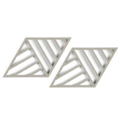 Zone Denmark Rhombus Lines Onderzetter 38 X 33 Cm Silicone Camogreen