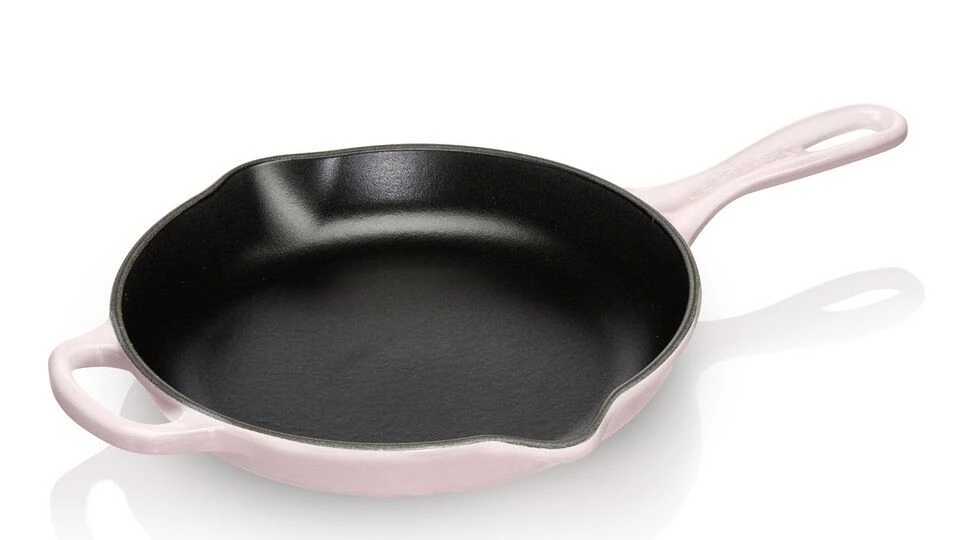 Le Creuset Skillet Koekenpan ø 23 Cm Gietijzer Shell Pink 4 Le Creuset Skillet Koekenpan ø 23 Cm Gietijzer Shell Pink - Afbeelding 2