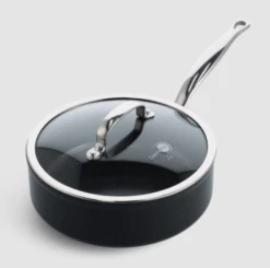 Greenpan Barcelona Pro Sauteerpan Met Keramische Laag En Glasdeksel ø 24 Cm