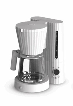 Alessi Plissé Koffiezetapparaat 1,5 Liter Kunststof Wit