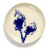 Serax Feast By Ottolenghi Bord S ø 19 Cm H 2 Cm Aardewerk White + Artichoke Blue