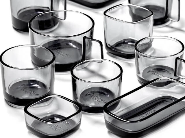 Serax HEII Marcel Wolterinck Tumbler 150 Ml ø 7 Cm H 5,5 Cm Glas Zwart 6 Serax HEII Marcel Wolterinck Tumbler 150 Ml ø 7 Cm H 5,5 Cm Glas Zwart - Afbeelding 4