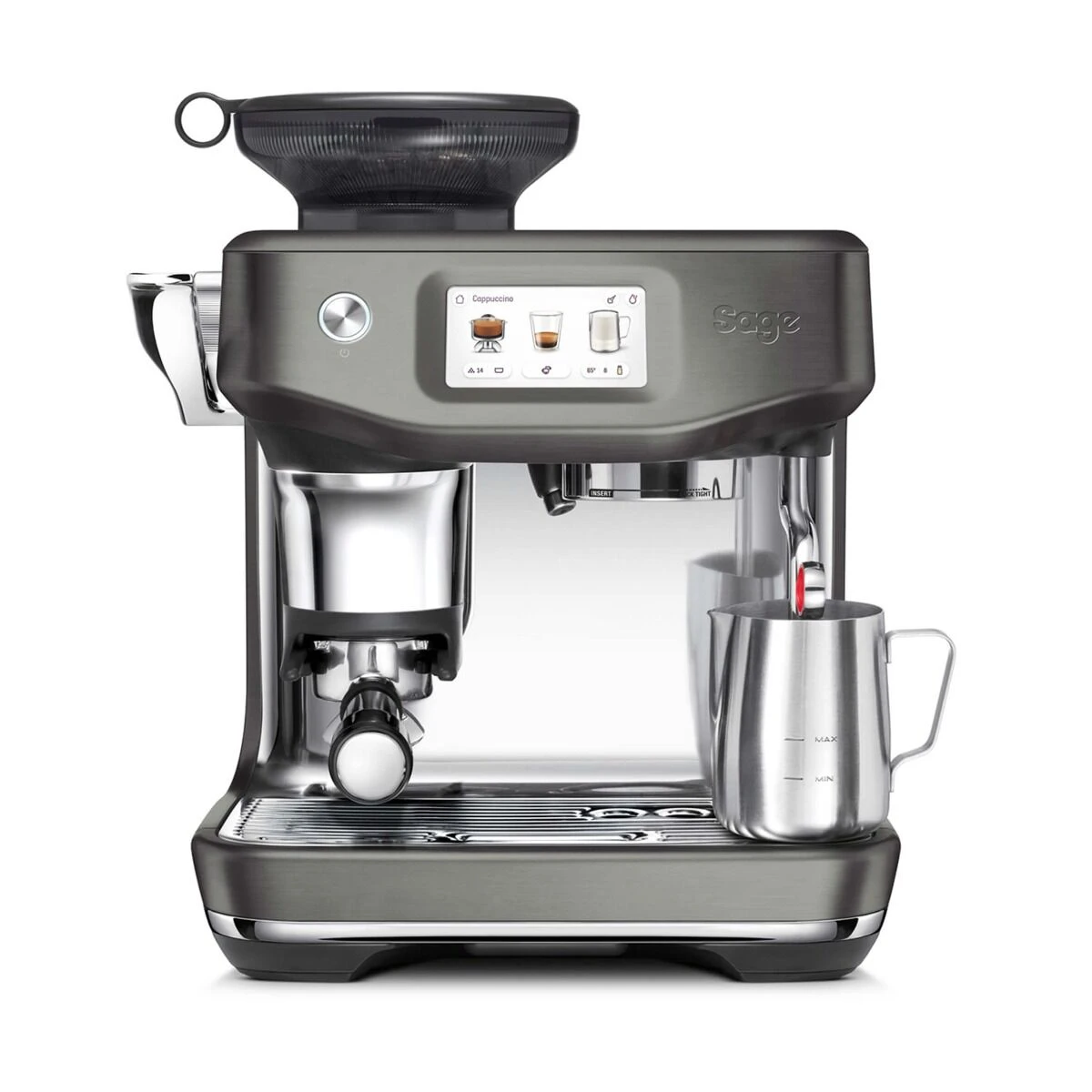Sage The Barista Touch Impress Espressomachine Black Stainless Steel 3 Sage The Barista Touch Impress Espressomachine Black Stainless Steel