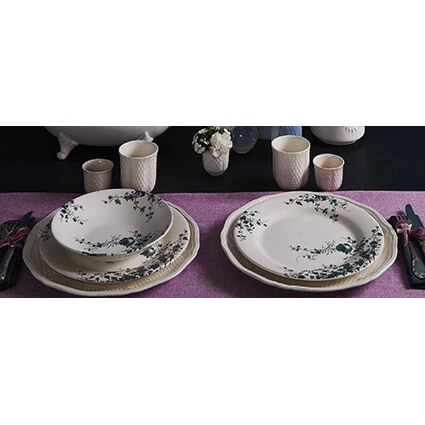 Gien Oiseau Dessertbord ø 22 Cm Keramiek Crème 4 Gien Oiseau Dessertbord ø 22 Cm Keramiek Crème - Afbeelding 2