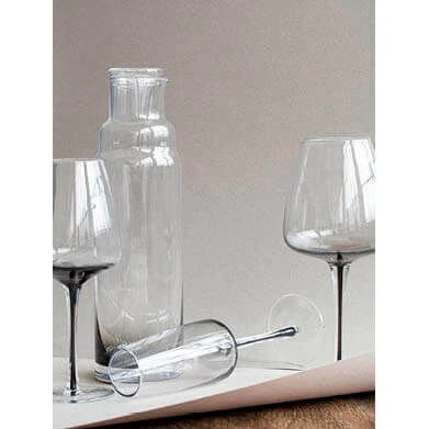 Broste Copenhagen Smoke Witte Wijnglas 400 Ml ø 8,6 Cm Glas 4 Broste Copenhagen Smoke Witte Wijnglas 400 Ml ø 8,6 Cm Glas - Afbeelding 2