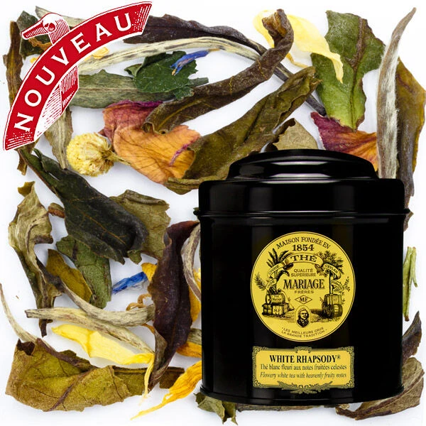 Mariage Frères White Rhapsody Witte Thee 50 Gram 3 Mariage Frères White Rhapsody Witte Thee 50 Gram