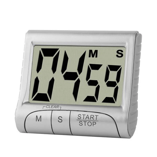 Oldenhof Digitale Keukentimer 8 X 7 Cm Kunststof Grijs 3 Oldenhof Digitale Keukentimer 8 X 7 Cm Kunststof Grijs