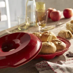 Emile Henry Broodbakvorm Kroonvormig ø 30,5 Cm Aardewerk Crème -Keukenbenodigdheden Winkel univ 1 3