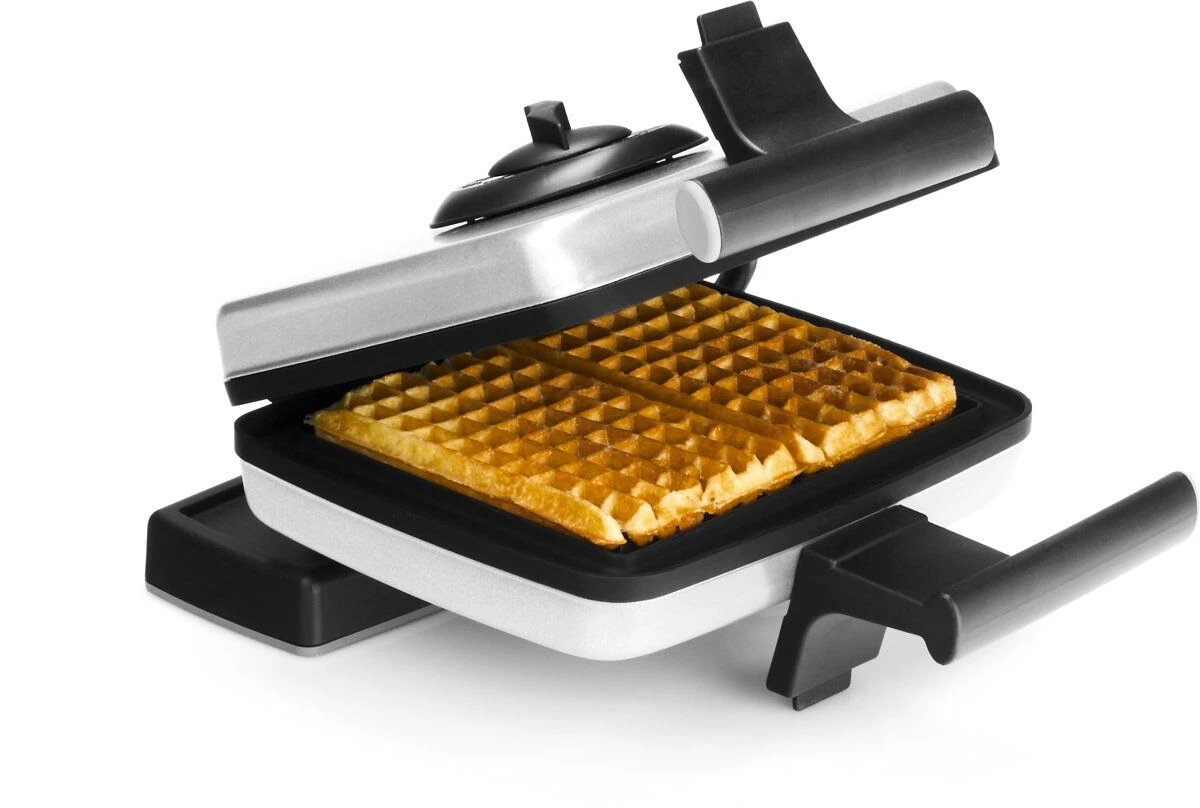 FriFri Wafelijzer 33 X 22 Cm Metaal Zilvergrijs 4 FriFri Wafelijzer 33 X 22 Cm Metaal Zilvergrijs - Afbeelding 2